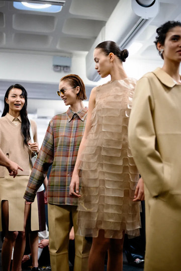 Backstage at Mulberry Spring 2027 Ready-to-Wear Collection Backstage at Mulberry Spring 2027 Ready-to-Wear Collection