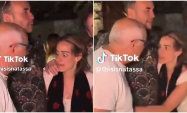 Αμήχανη στιγμή με την Μποφίλιου: Διώχνει τον πατέρα της για να φωτογραφηθεί και τον βρίζει (ΒΙΝΤΕΟ)