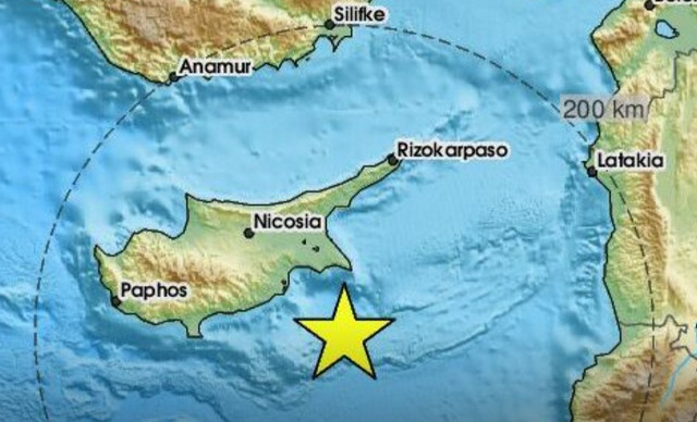 Σεισμός «χτύπησε» στη θάλασσα της Λάρνακας, αισθητός και σε γειτονικές χώρες