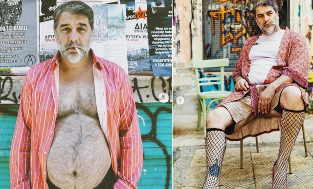 Βασίλης Μπισμπίκης: Ποζάρει με κόκκινες γόβες και στέλνει ένα ηχηρό μήνυμα