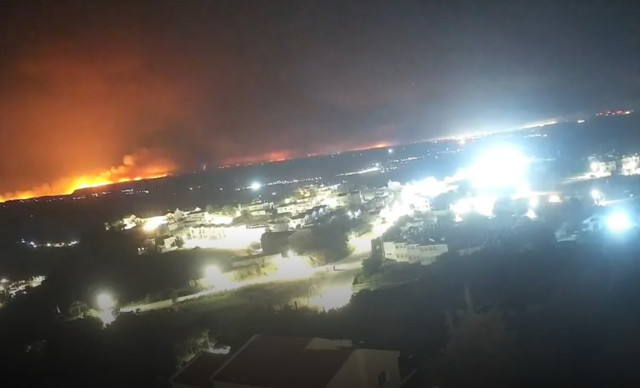 ΒΙΝΤΕΟ: Οι 19 ώρες σε 1 λεπτό, timelapse από την εξέλιξη της φονικής πυρκαγιάς στην ορεινή Λεμεσό