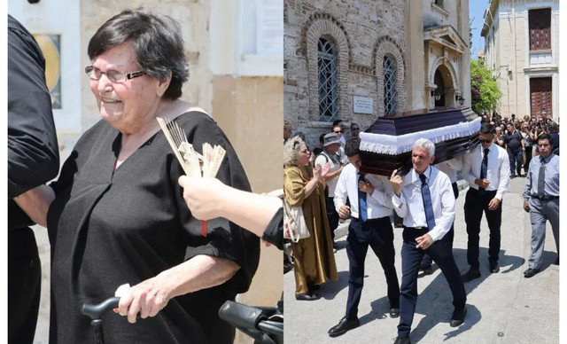 Κηδεία Γεράσιμου Μιχελή: Σπάραξε στο κλάμα η μητέρα του, οδηγώντας τον στην τελευταία του κατοικία