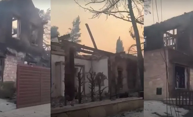 Συγκλονιστικό βίντεο με τα καμένα σπίτια στο Σούνι, εικόνες απόλυτης καταστροφής
