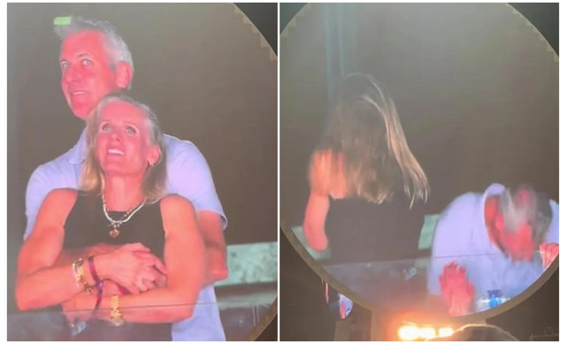 Η «kiss cam» των Coldplay «έκαψε» παντρεμένο CEO και συνεργάτιδά του (ΒΙΝΤΕΟ)