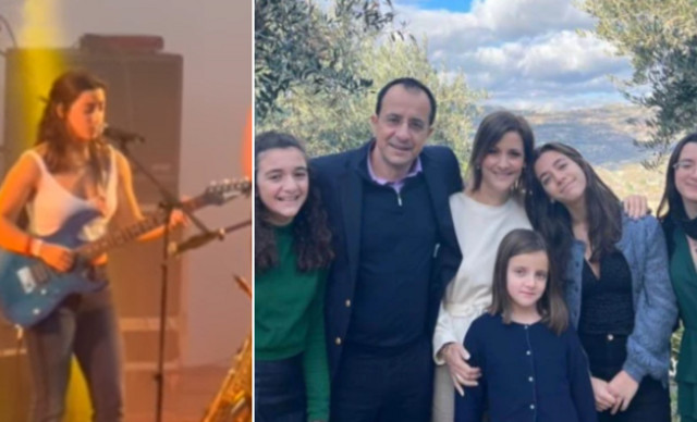 Η κόρη του Χριστοδουλίδη τραγουδά για την Αμμόχωστο – Συγκίνηση από την Πρώτη Κυρία