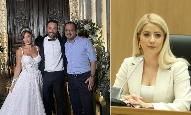 Γάμος Μιχαήλ – Κάτερ: Ο Πρόεδρος της Δημοκρατίας και η Πρόεδρος της Βουλής στο πλευρό τους (ΦΩΤΟ)