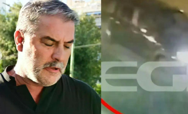 Βασίλης Μπισμπίκης: Βίντεο-ντοκουμέντο με τη στιγμή μετά το τρακάρισμα