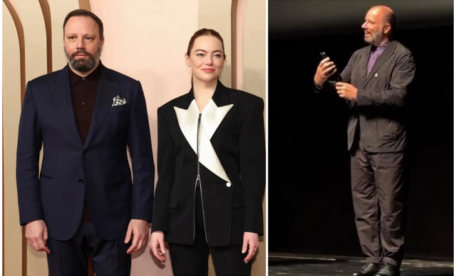Λάνθιμος: Διάβασε επί σκηνής το ηχητικό μήνυμα της Έμα Στόουν σε άπταιστα ελληνικά (ΒΙΝΤΕΟ)