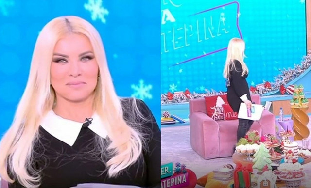 Κατερίνα Καινούργιου: Αποκαλυπτικό ατύχημα στον αέρα της εκπομπής της (ΒΙΝΤΕΟ)