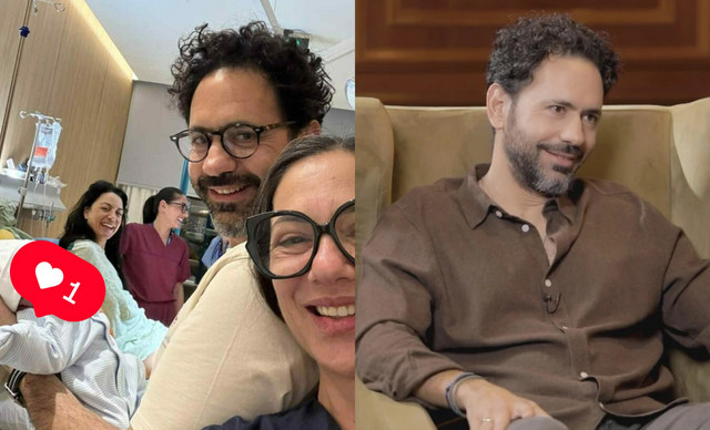 Στο μαιευτήριο ο Φώτης Γεωργίδης με τη σύζυγο του