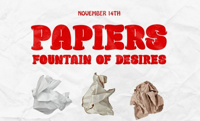 Η έκθεση «Papiers: Fountain of Desires» στην Isnotgallery