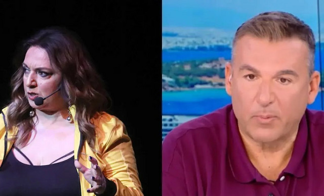 Έξαλλος ο Γιώργος Λιάγκας με την Σοφία Μουτίδου