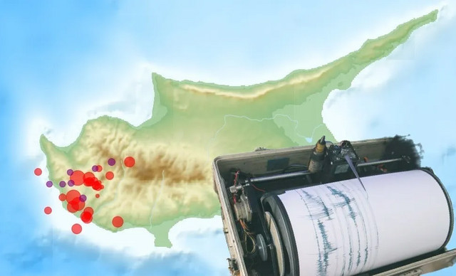 HELLO! info: Περισσότεροι από 200 σεισμοί σε 48 ώρες στην Κύπρο μετά τον διπλό «χτύπημα» του Εγκέλαδου