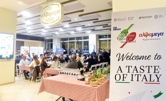 Υπεραγορές Αλφαμέγα: Tίμησαν την Παγκόσμια εβδομάδα Ιταλικής κουζίνας