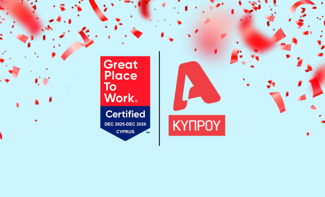 &Omicron; Alpha &Kappa;ύ&pi;&rho;&omicron;&upsilon; &omicron; &mu;&omicron;&nu;&alpha;&delta;&iota;&kappa;ό&sigmaf; Ό&mu;&iota;&lambda;&omicron;&sigmaf; &Mu;έ&sigma;&omega;&nu; &Epsilon;&nu;&eta;&mu;έ&rho;&omega;&sigma;&eta;&sigmaf; &mu;&epsilon; &tau;&eta; &delta;&iota;ά&kappa;&rho;&iota;&sigma;&eta; Great Place to Work&reg;