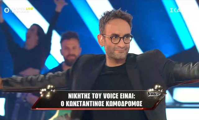 &Omicron; &Kappa;&omega;&nu;&sigma;&tau;&alpha;&nu;&tau;ί&nu;&omicron;&sigmaf; &Kappa;&omega;&mu;&omicron;&delta;&rho;ό&mu;&omicron;&sigmaf; &alpha;&pi;ό &tau;&eta; &Lambda;ά&rho;&nu;&alpha;&kappa;&alpha;&nbsp;&epsilon;ί&nu;&alpha;&iota; &omicron; &mu;&epsilon;&gamma;ά&lambda;&omicron;&sigmaf; &nu;&iota;&kappa;&eta;&tau;ή&sigmaf; &tau;&omicron;&upsilon; &laquo;The Voice of Greece&raquo;