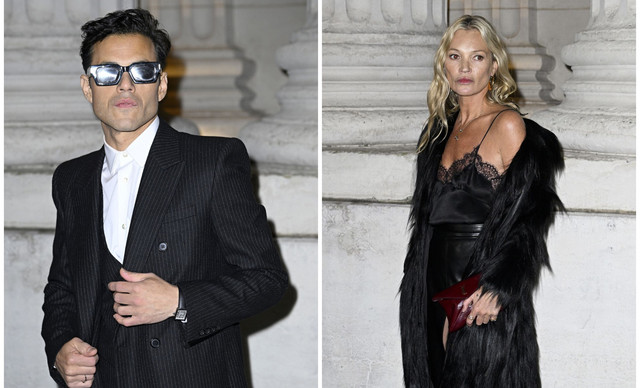 Saint Laurent: &Omicron;&iota; &lambda;&alpha;&mu;&pi;&epsilon;&rho;έ&sigmaf; &epsilon;&mu;&phi;&alpha;&nu;ί&sigma;&epsilon;&iota;&sigmaf; &sigma;&tau;&omicron; front row &tau;&omicron;&upsilon; &omicron;ί&kappa;&omicron;&upsilon; &sigma;&tau;&omicron; &Pi;&alpha;&rho;ί&sigma;&iota; (&Phi;&Omega;&Tau;&Omicron;)