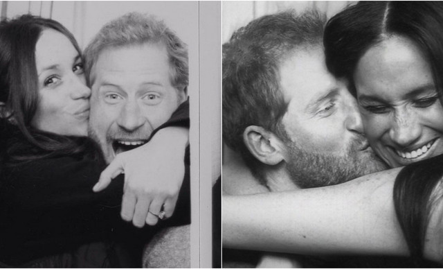 Meghan Markle: E&nu;&tau;&upsilon;&pi;&omega;&sigma;&iota;ά&zeta;&epsilon;&iota; &sigma;&tau;&omicron; &pi;&lambda;&epsilon;&upsilon;&rho;ό &tau;&omicron;&upsilon; Prince Harry &sigma;&epsilon; &lambda;&alpha;&mu;&pi;&epsilon;&rho;ή &beta;&rho;&alpha;&delta;&iota;&nu;ή έ&xi;&omicron;&delta;&omicron; (&Phi;&Omega;&Tau;&Omicron;)