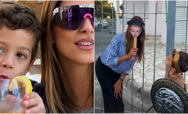 Proud mommy &eta; &Kappa;&omega;&nu;&sigma;&tau;&alpha;&nu;&tau;ί&nu;&alpha; &Epsilon;&upsilon;&rho;&iota;&pi;ί&delta;&omicron;&upsilon;: &Sigma;&tau;&omicron; &pi;&lambda;&epsilon;&upsilon;&rho;ό &tau;&omicron;&upsilon; &gamma;&iota;&omicron;&upsilon; &tau;&eta;&sigmaf; &Nu;&iota;&kappa;ό&lambda;&alpha;, &sigma;&tau;&eta;&nu; &alpha;&pi;&omicron;&phi;&omicron;ί&tau;&eta;&sigma;ή &tau;&omicron;&upsilon; (&Phi;&Omega;&Tau;&Omicron;)