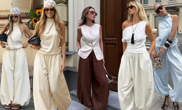Balloon pants: &Eta; &pi;&iota;&omicron; ά&nu;&epsilon;&tau;&eta; &kappa;&alpha;&iota; fashion-forward &tau;ά&sigma;&eta; &tau;&omicron;&upsilon; &kappa;&alpha;&lambda;&omicron;&kappa;&alpha;&iota;&rho;&iota;&omicron;ύ