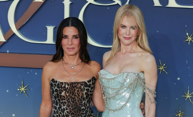 Sandra Bullock &kappa;&alpha;&iota; Nicole Kidman: &Mu;ά&gamma;&epsilon;&psi;&alpha;&nu; &tau;&omicron; &Lambda;&omicron;&nu;&delta;ί&nu;&omicron; &mu;&epsilon; &tau;&iota;&sigmaf; &epsilon;&nu;&tau;&upsilon;&pi;&omega;&sigma;&iota;&alpha;&kappa;έ&sigmaf; &epsilon;&mu;&phi;&alpha;&nu;ί&sigma;&epsilon;&iota;&sigmaf; &tau;&omicron;&upsilon;&sigmaf; &sigma;&tau;&eta;&nu; &pi;&rho;&epsilon;&mu;&iota;έ&rho;&alpha; &tau;&omicron;&upsilon; &laquo;Practical Magic 2&raquo;