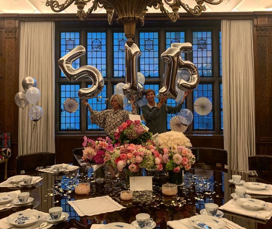 Μαρί Σαντάλ: Δείτε πώς γιόρτασε τα γενέθλιά της μαζί με τον γιο της, πρίγκιπα Οδυσσέα - Κίμωνα