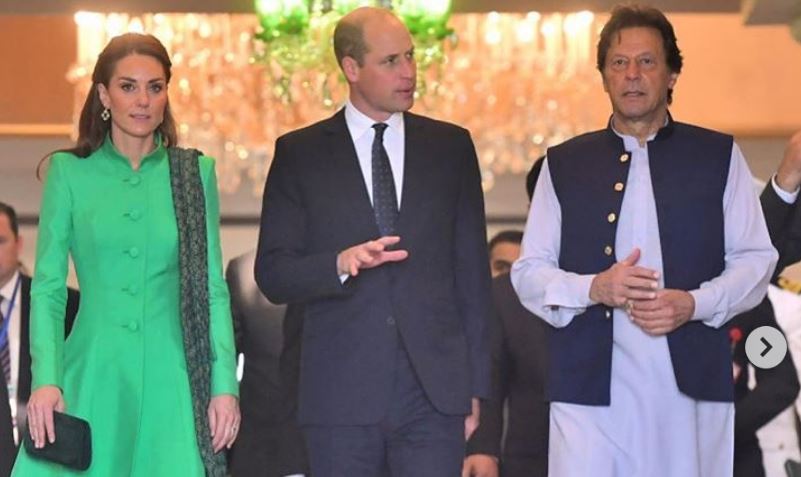O πρίγκιπας Γουίλιαμ και η Κάθριν Μίντλετον συνάντησαν τον πρωθυπουργό του Πακιστάν, που ήταν προσωπικός φίλος της πριγκίπισσας Νταϊάνα