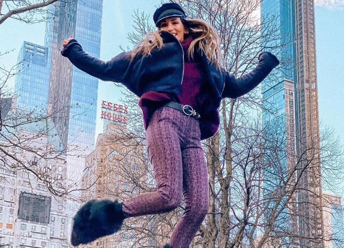 Τα outfits της Αθηνάς Οικονομάκου στο ταξίδι της στη Νέα Υόρκη