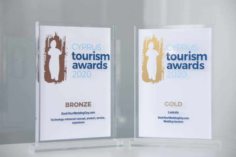 Ξεχώρισε το BookYourWeddingDay.com στα Cyprus Tourism Awards 2020