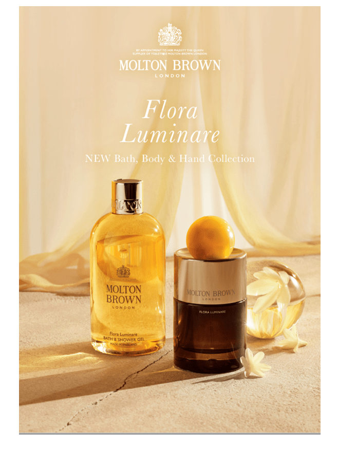 Flora Luminare New Bath, Body & Hand Collection