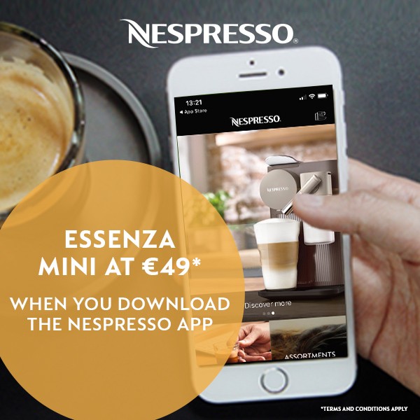 Νέο application Nespresso σε Android και IOS, τώρα και στην Κύπρο