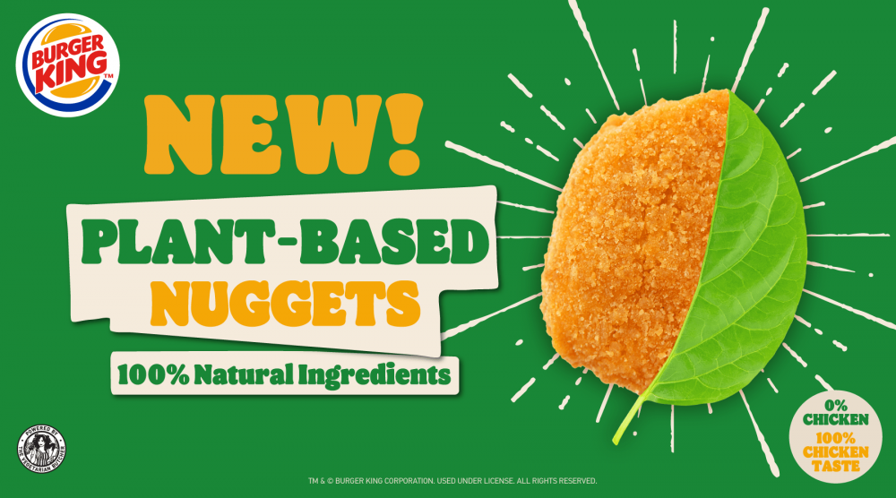 Plant-based nuggets: Τα Burger King πρωτοπορούν και φέρνουν τα πρώτα nuggets από 100% φυτικά συστατικά!