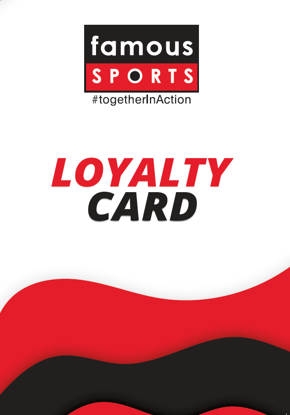 Famous Sports Loyalty Card