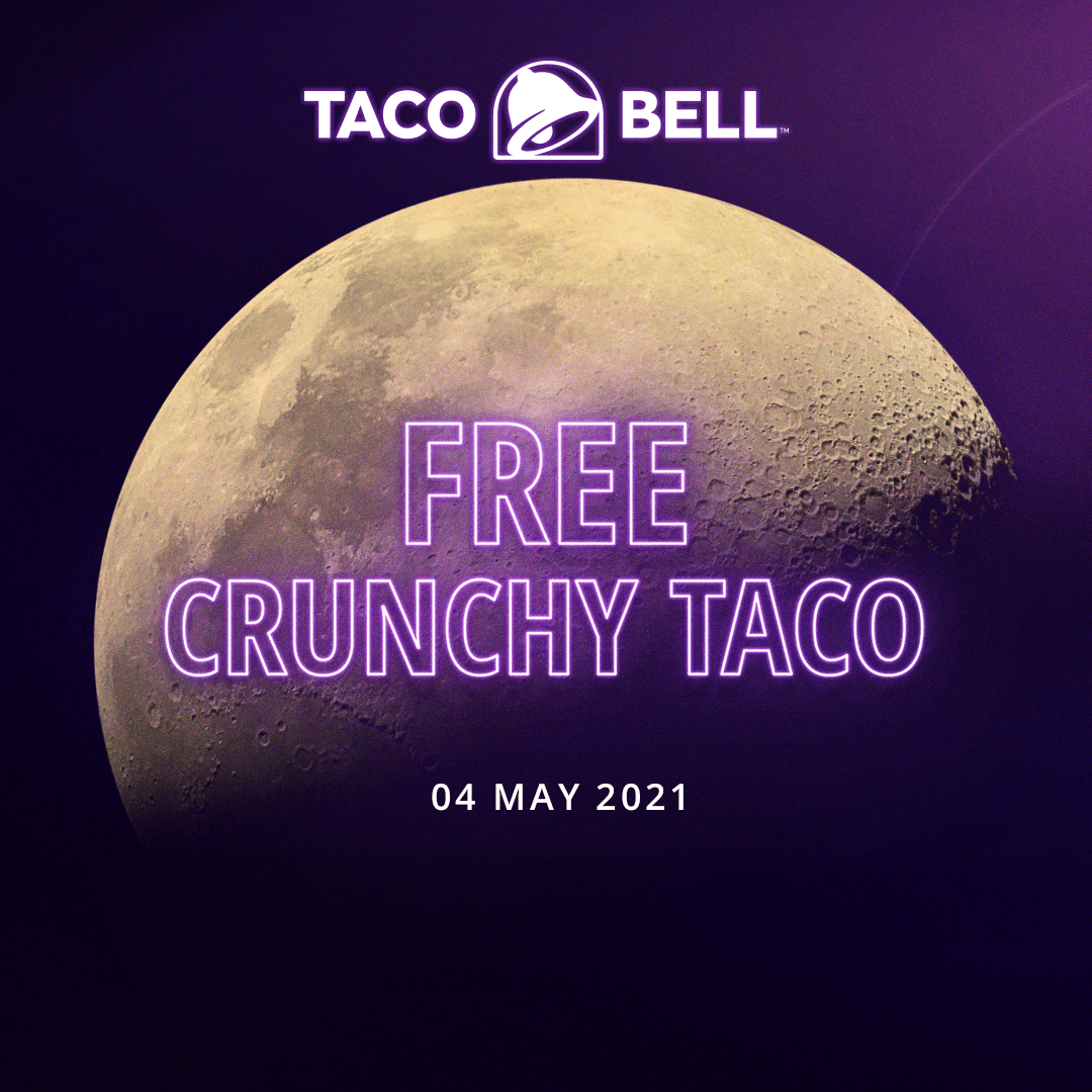 Tα TACO BELL® γιορτάζουν στις 4 Μαΐου, με αφορμή το Taco Moon και προσφέρουν δωρεάν Tacos!