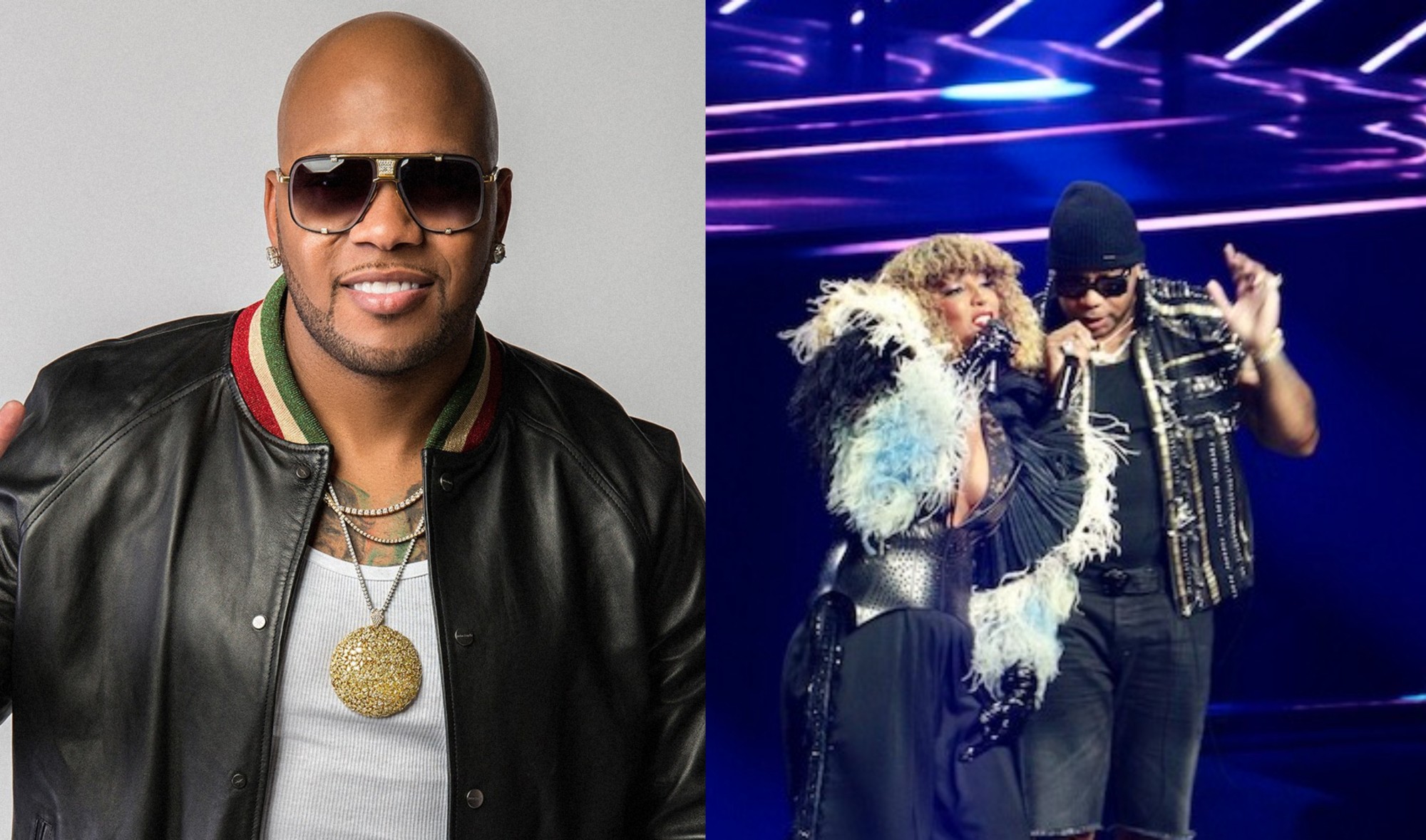 O Flo Rida στη σκηνή της Eurovision να 