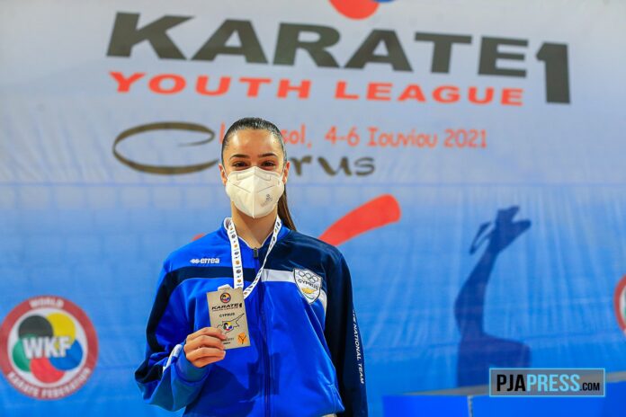 Αργυρό μετάλλιο για την Κύπρια Ειρήνη Κοντού στο Παγκόσμιο πρωτάθλημα Καράτε-Youth League