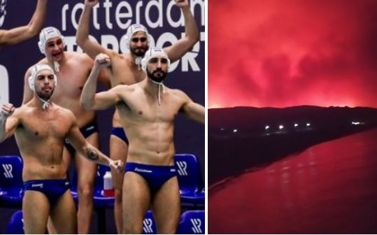Έλληνας πολίστας προκρίθηκε στον τελικό και το σπίτι του καιγόταν - Το συγκλονιστικό μήνυμα