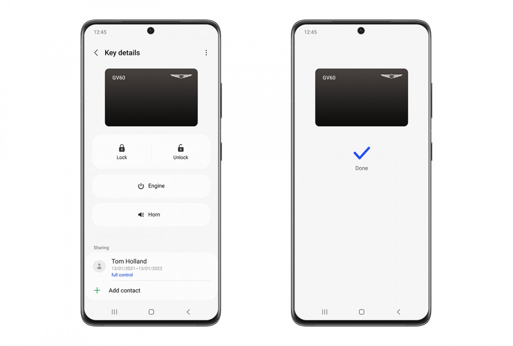 Ξεκλειδώνοντας μια νέα εμπειρία: Οι χρήστες Galaxy μπορούν να ξεκλειδώνουν το αυτοκίνητο GV60 της Genesis με το νέο Ασφαλές Ψηφιακό Κλειδί της Samsung