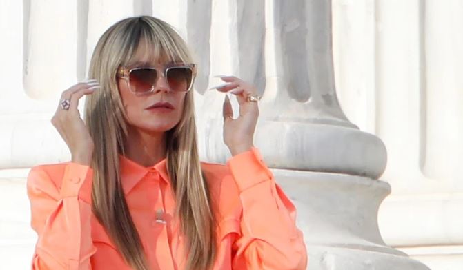 Heidi Klum: Στο Ζάππειο για τα γυρίσματα του γερμανικού Next Top Model
