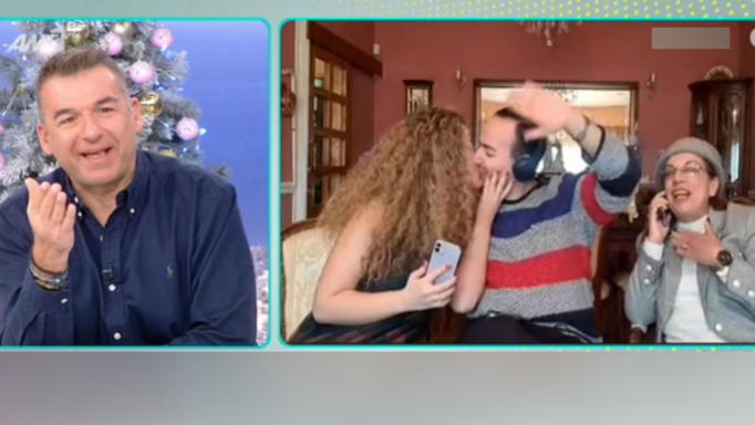Έρωτας on air! Ο Μαυρίκιος Μαυρικίου με την σύντροφό του... φιλιούνται και μιλούν για τον έρωτά τους