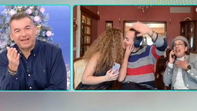 Έρωτας on air! Ο Μαυρίκιος Μαυρικίου με την σύντροφό του... φιλιούνται και μιλούν για τον έρωτά τους