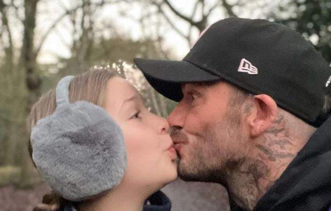 Ο David Beckham σε τρυφερές φωτογραφίες με την κόρη του και η Victoria… αντιδρά