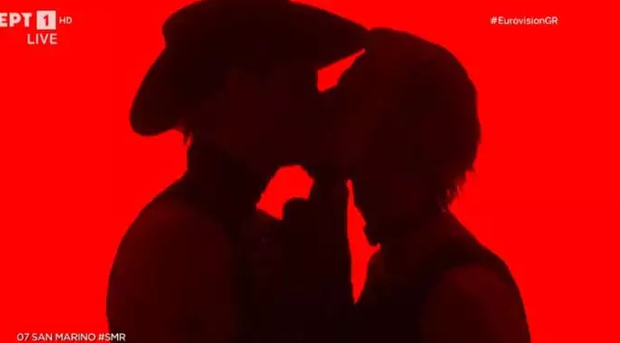 Eurovision 2022: Το φιλί του Σαν Μαρίνο που προκάλεσε χαλασμό!￼