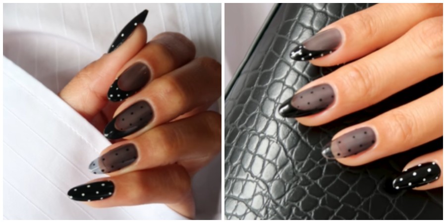 Pantyhose nails: Το μαύρο μανικιούρ με twist που μπορείς να κάνεις τον Νοέμβριο