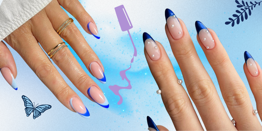 Elegant nail designs στις ωραιότερες μπλε αποχρώσεις