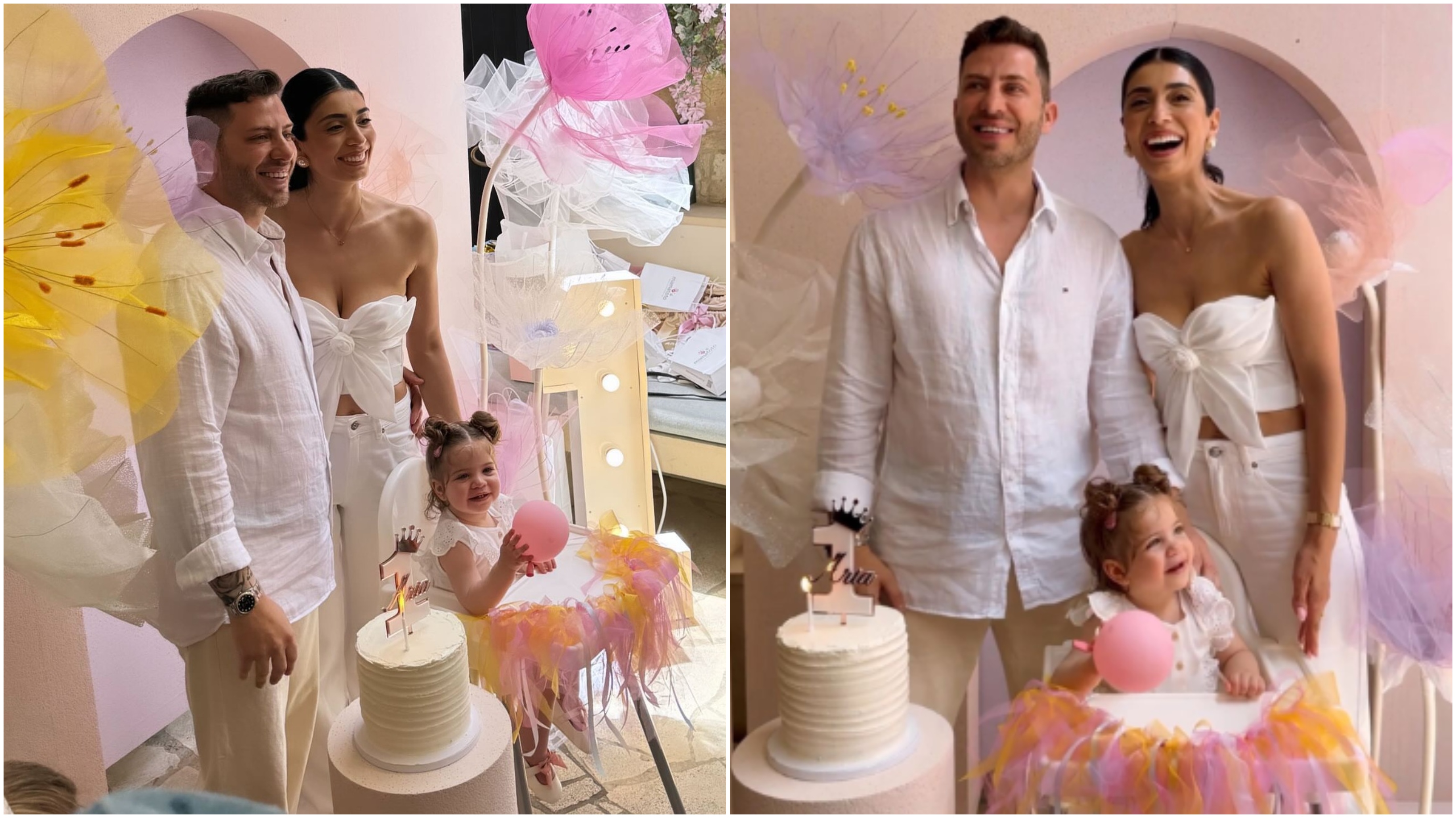 Νάσια Σιαηλά: Η κόρη της γιόρτασε τα πρώτα της γενέθλια με ένα super cute party