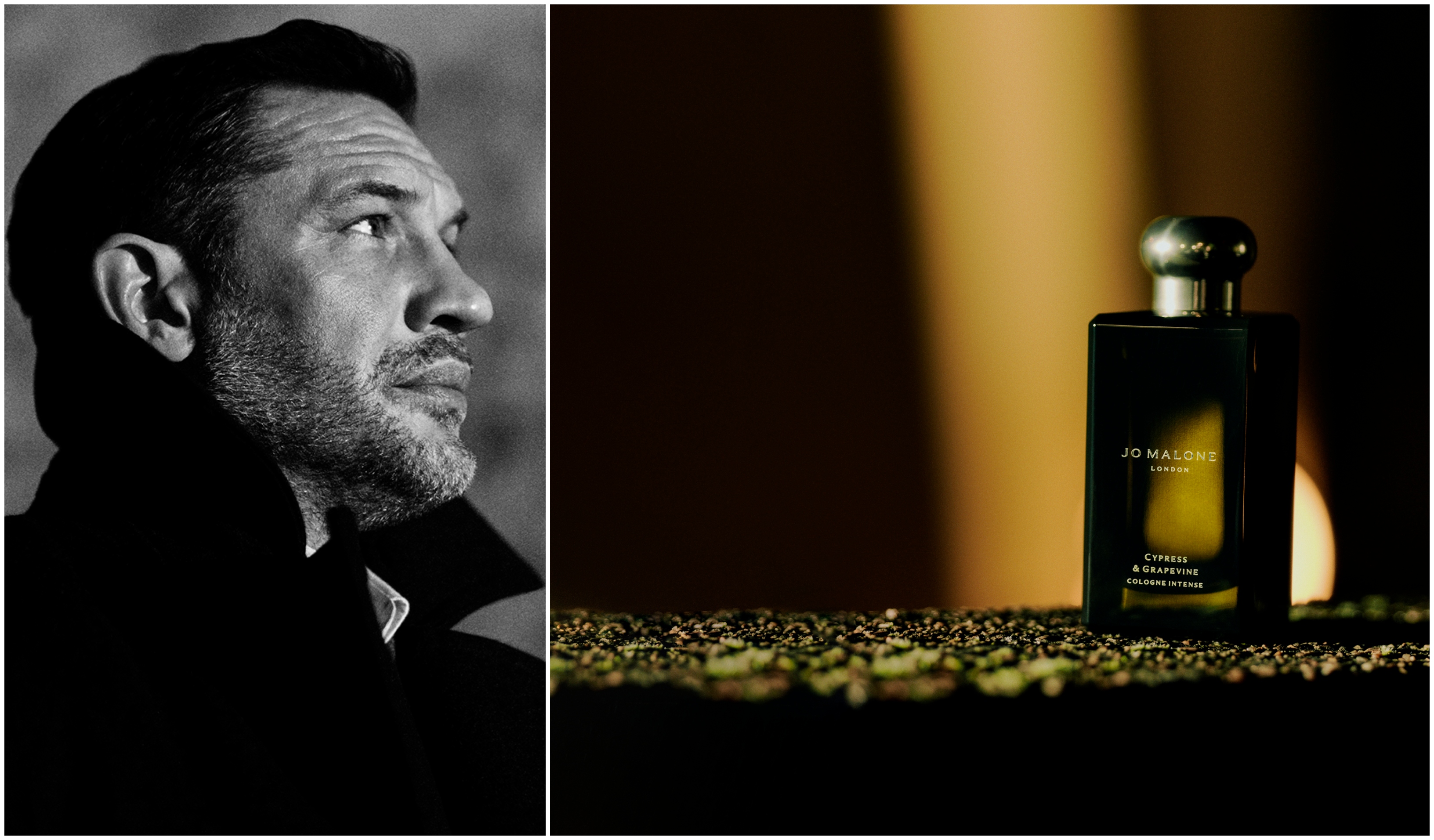 Ο Tom Hardy είναι ο ambassador του Jo Malone για το νέο άρωμα “Cypress & Grapevine Cologne Intense”