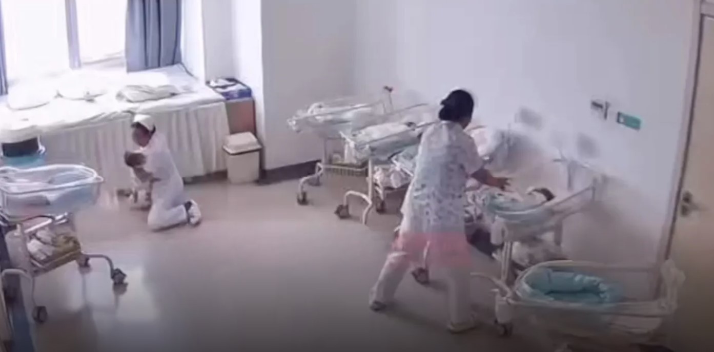 Συγκλονιστικό βίντεο: Νοσοκόμες προστατεύουν νεογέννητα την ώρα του σεισμού