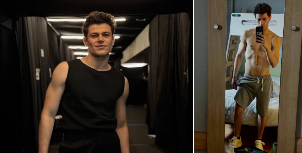 Ο Τheo Evan πιο sexy από ποτέ στο δωμάτιο του πριν ανέβει στην σκηνή της Eurovision