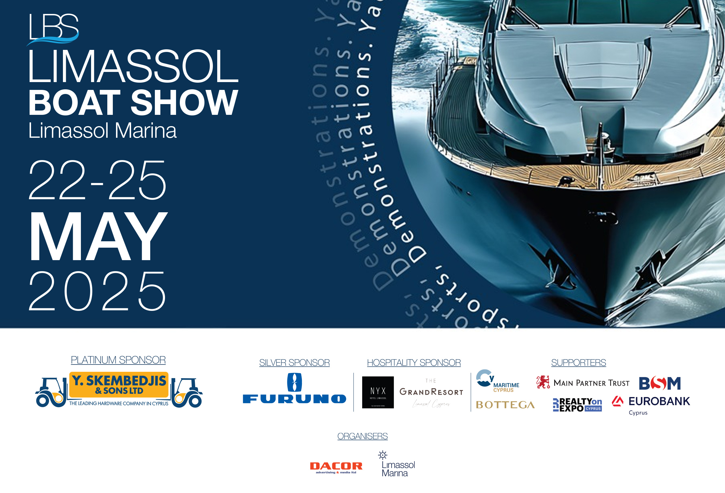 Limassol Boat Show 2025: Η μεγαλύτερη ναυτική έκθεση στην Ανατολική Μεσόγειο επιστρέφει!